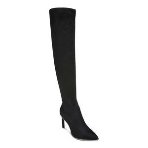 BAR III Womens Black Stretch Milliee Pointed Toe Stiletto Heeled Boots 9.5 M